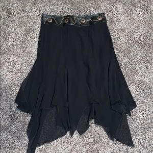 Morena Rosa WOMANS black skirt SZ.M